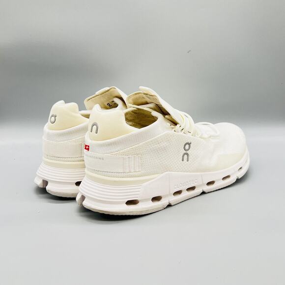 On Shoes Mens 10.5 White Mesh Cloudnova CloudTec Road Running Athletic Sneakers main image 11